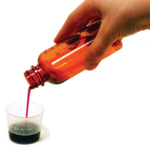 Child Resistant Cap Oval Amber Bottles  – 3 OZ (200/Box)