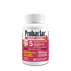 Chewable Probiotic for kids-Probaclac – Gluten free Soy free-75 Tablets